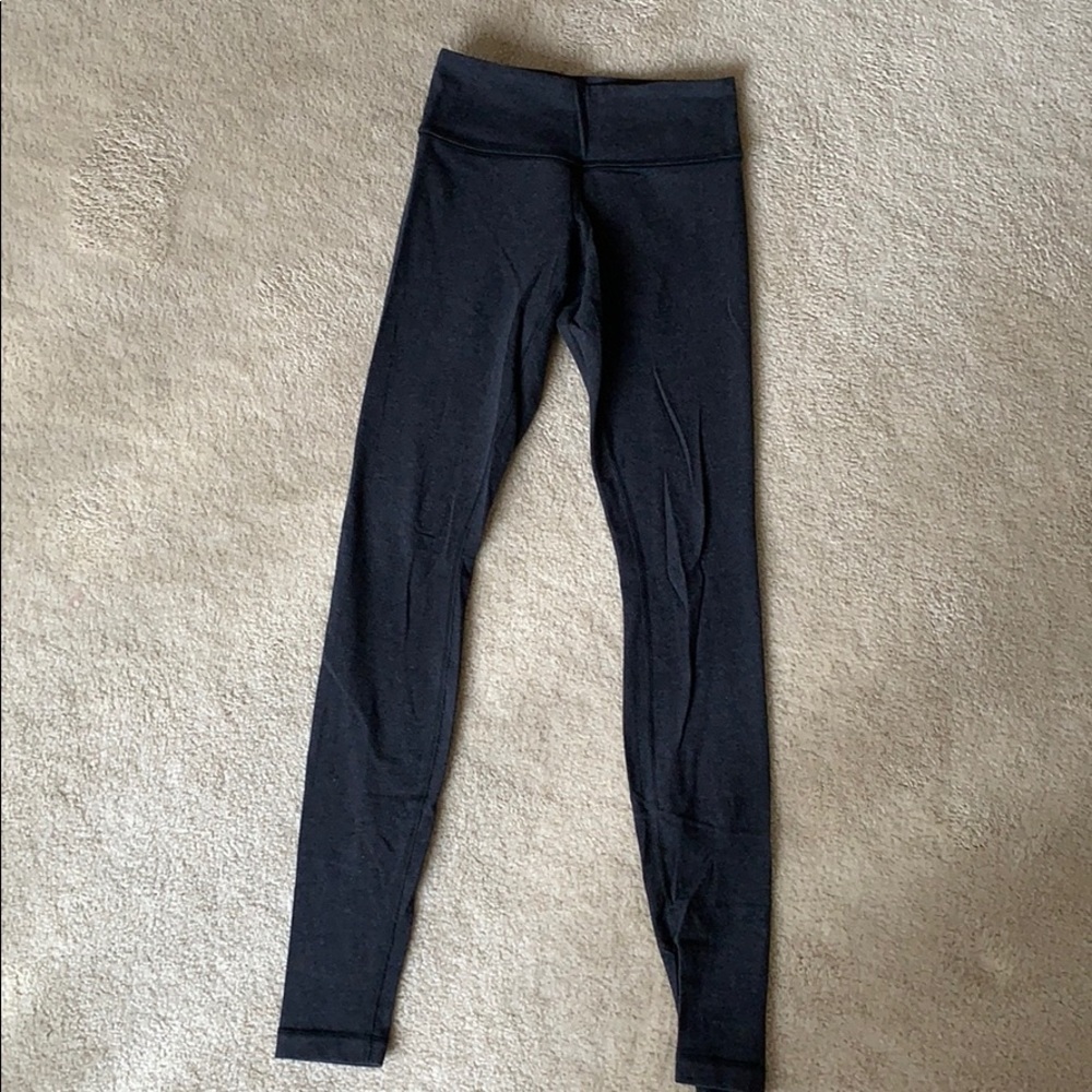 Dark Grey Mid-Rise Lululemon Leggings